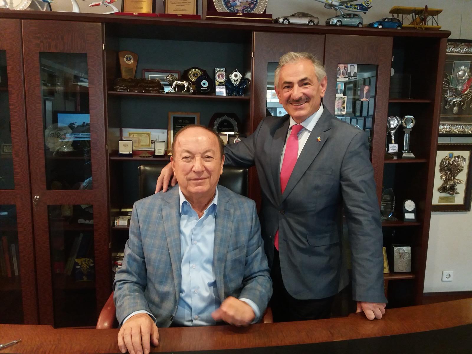 Meeting with business partner