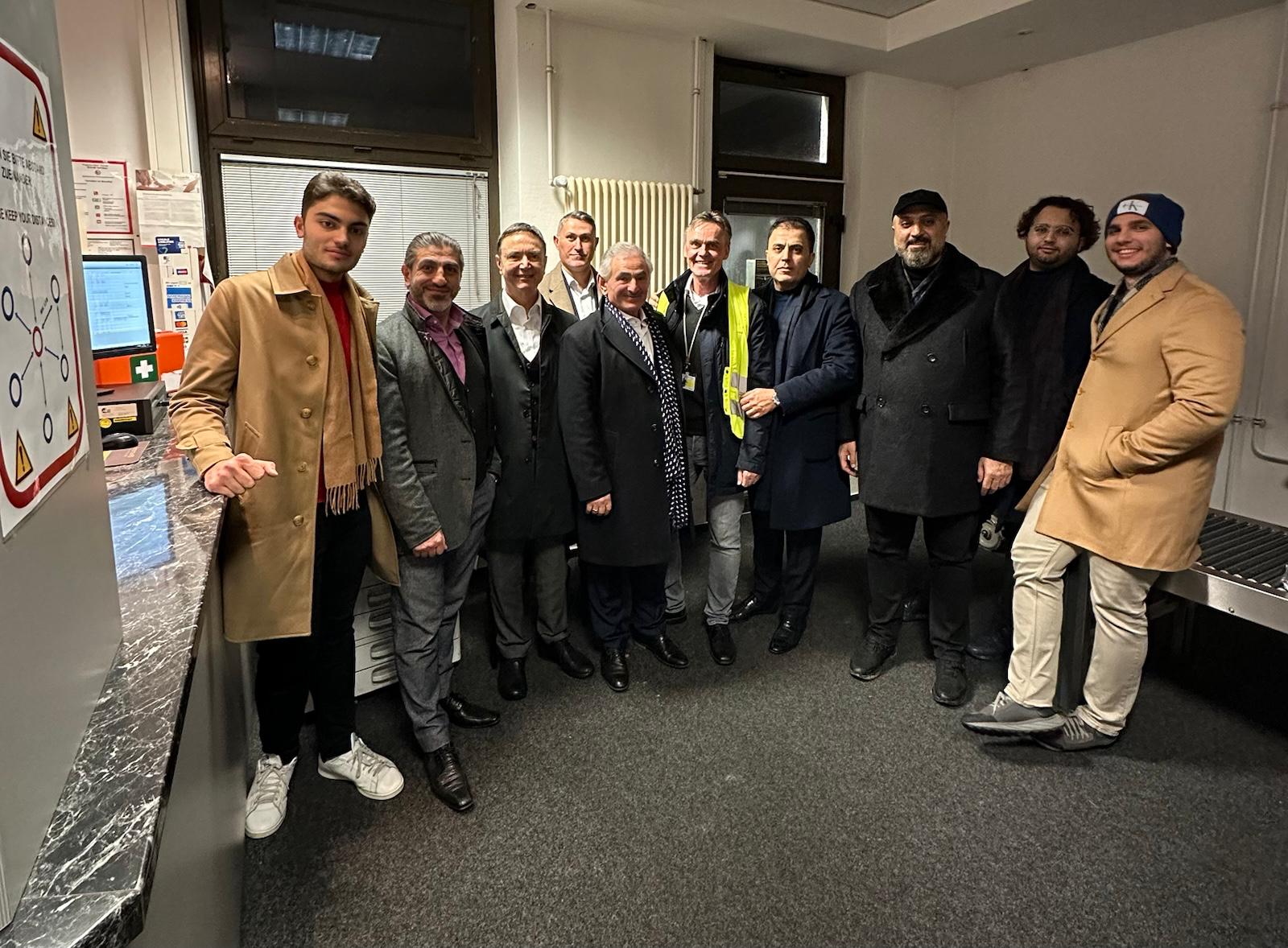 Facility visit with partners
