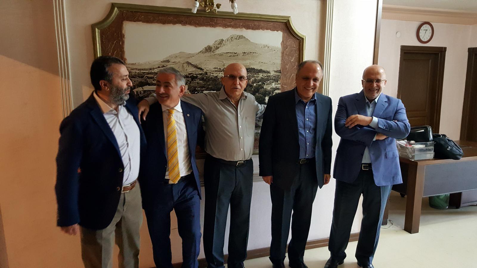 Group meeting with partners