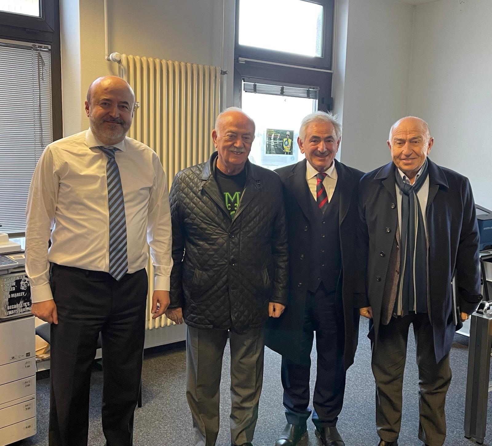 Office meeting with colleagues
